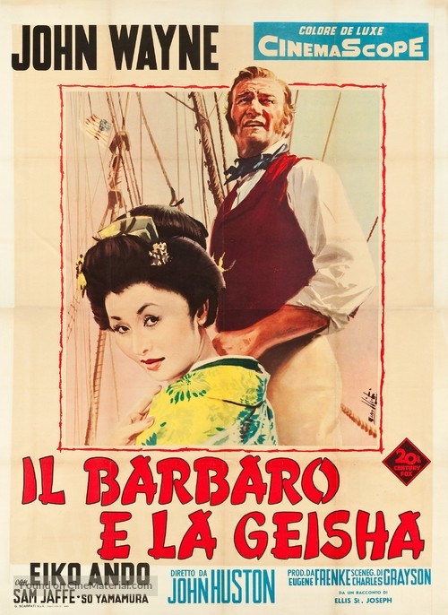 The Barbarian and the Geisha - Italian Movie Poster