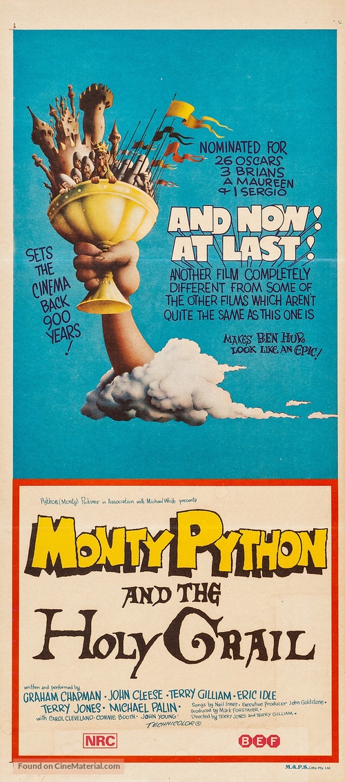 Monty Python and the Holy Grail - Australian Movie Poster