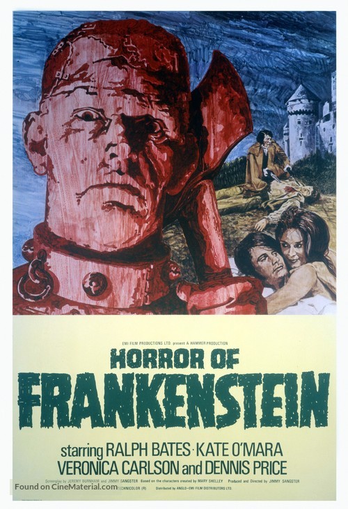 The Horror of Frankenstein - British Movie Poster