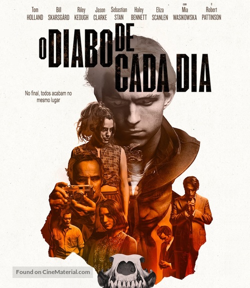 The Devil All the Time - Brazilian Blu-Ray movie cover