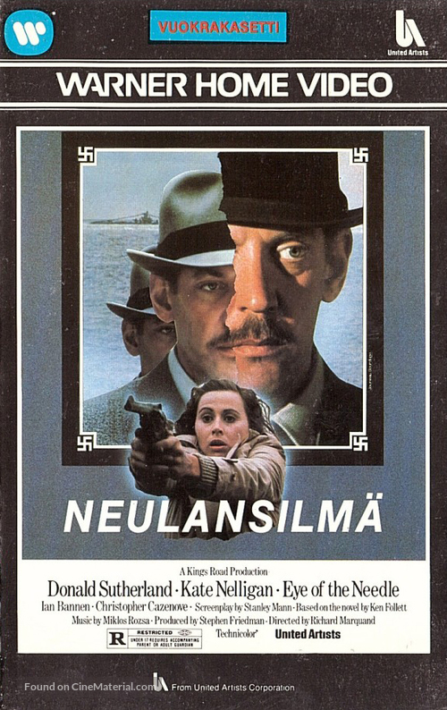 Eye of the Needle - Finnish VHS movie cover