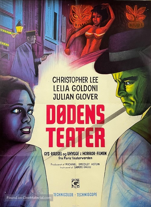Theatre of Death - Danish Movie Poster
