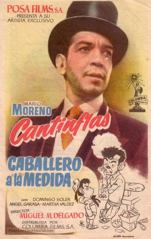 Caballero a la medida - Spanish Movie Poster
