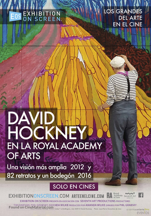 Exhibition on Screen: David Hockney at the Royal Academy of Arts - Spanish Movie Poster