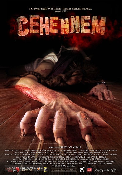 Cehennem 3D - Turkish Movie Poster