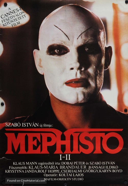 Mephisto - Hungarian Movie Poster