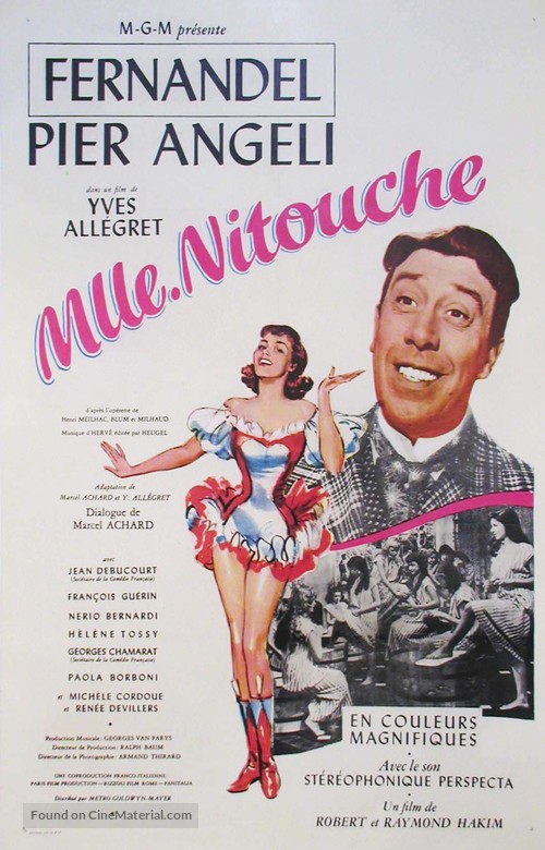 Mam&#039;zelle Nitouche - French Movie Poster