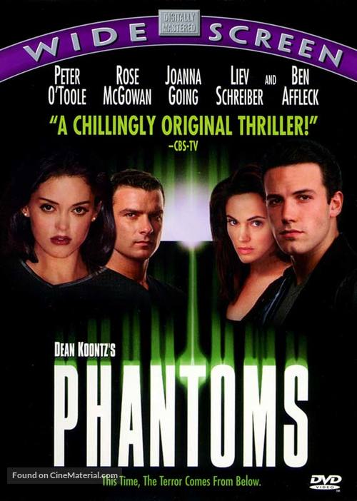 Phantoms - DVD movie cover