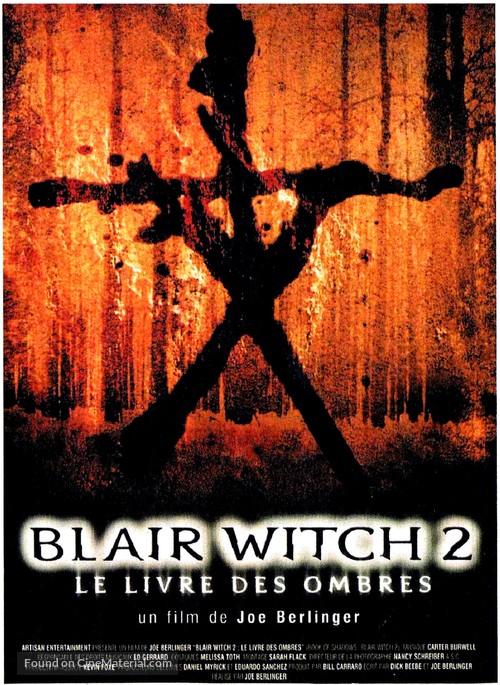 Book of Shadows: Blair Witch 2 - French Movie Poster