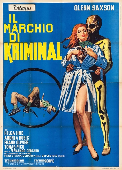 Il marchio di Kriminal - Italian Movie Poster