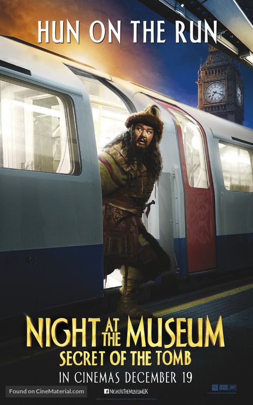 Night at the Museum: Secret of the Tomb - British Movie Poster