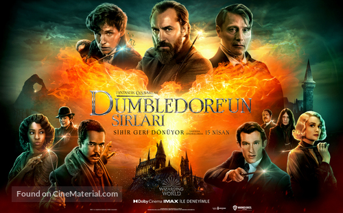 Fantastic Beasts: The Secrets of Dumbledore - Turkish Movie Poster