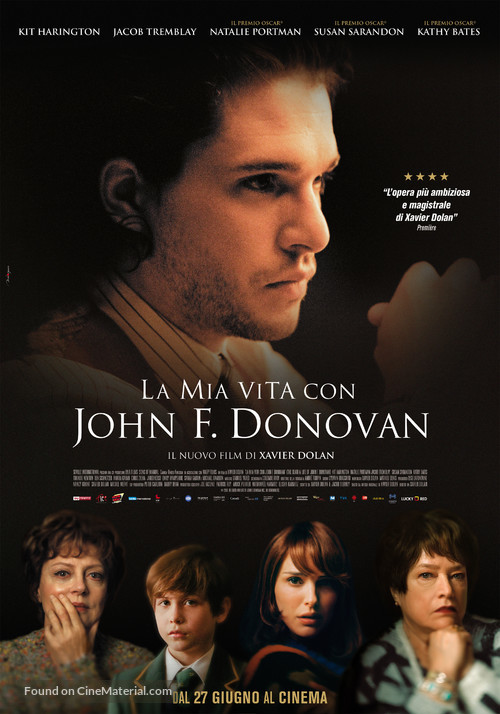 The Death and Life of John F. Donovan - Italian Movie Poster
