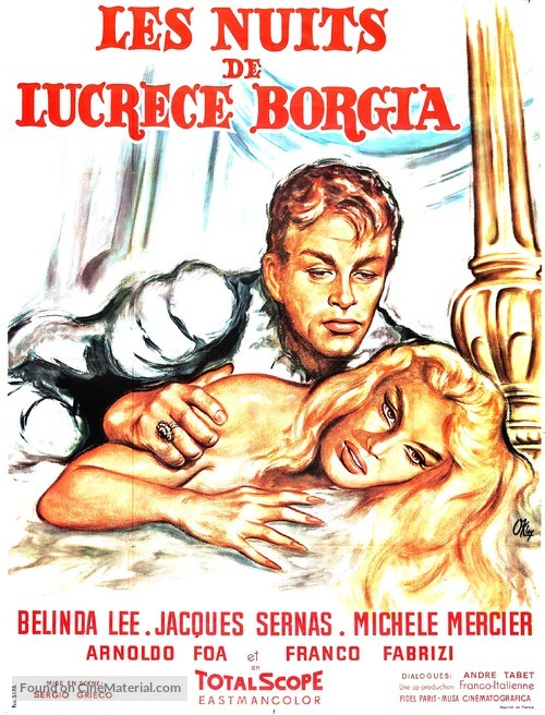 Notti di Lucrezia Borgia, Le - French Movie Poster