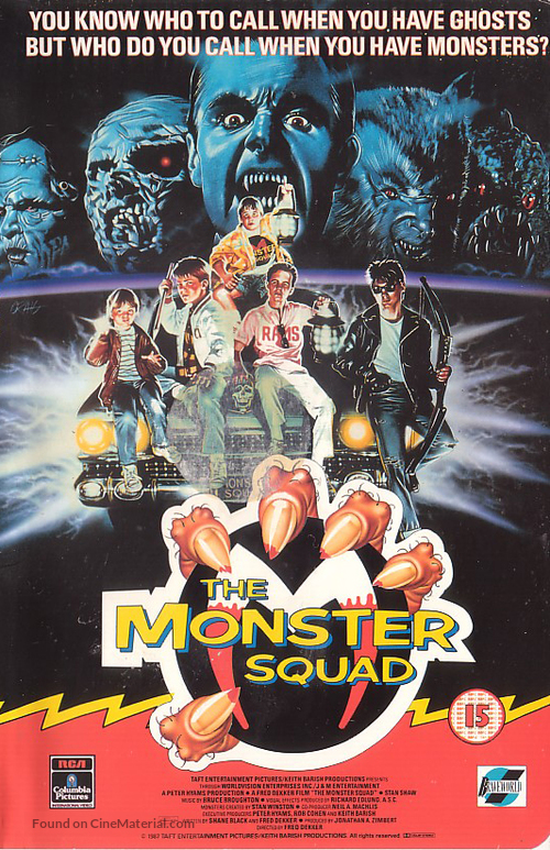 The Monster Squad - British Movie Cover