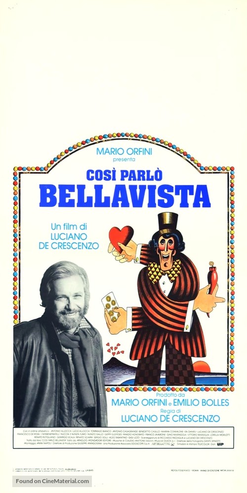 Cos&igrave; parl&ograve; Bellavista - Italian Movie Poster