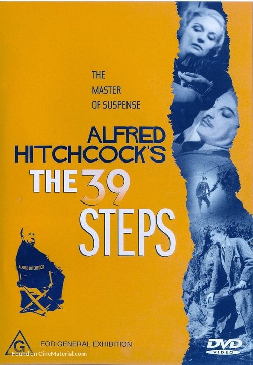 The 39 Steps - Australian DVD movie cover