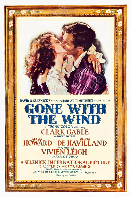Gone with the Wind - Theatrical movie poster