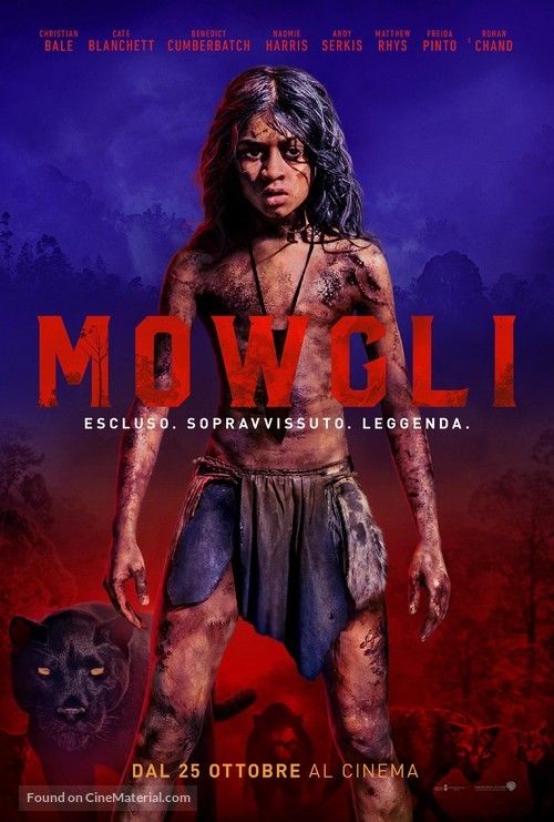 Mowgli - Italian Movie Poster