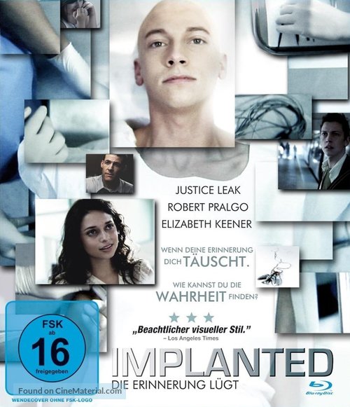 Implanted - German Blu-Ray movie cover