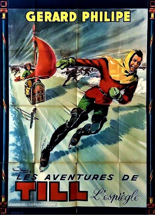 Aventures de Till L&#039;Espi&egrave;gle, Les - French Movie Poster