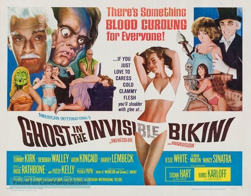 The Ghost in the Invisible Bikini - Movie Poster