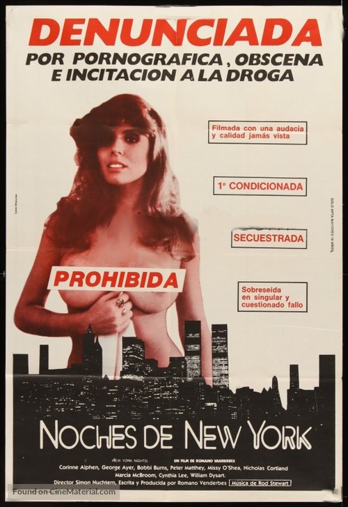 New York Nights - Argentinian Movie Poster