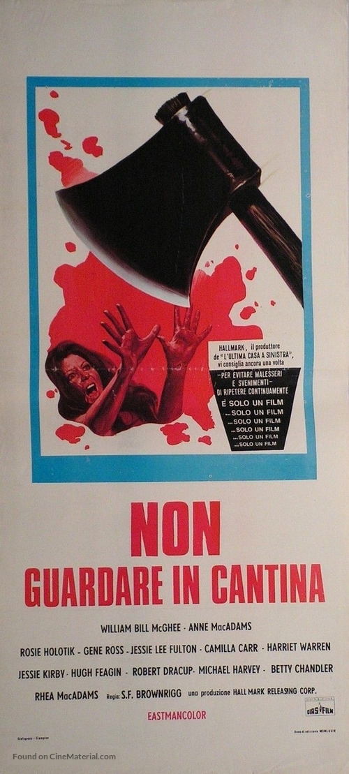 Don&#039;t Look in the Basement - Italian Movie Poster