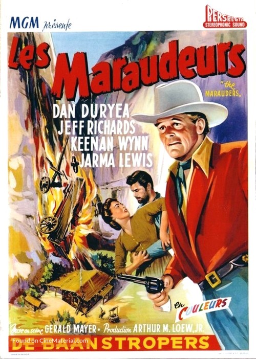 The Marauders - Belgian Movie Poster