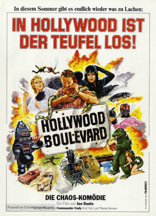 Hollywood Boulevard - German Movie Poster