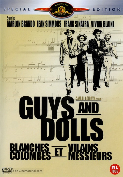 Guys and Dolls - Dutch DVD movie cover