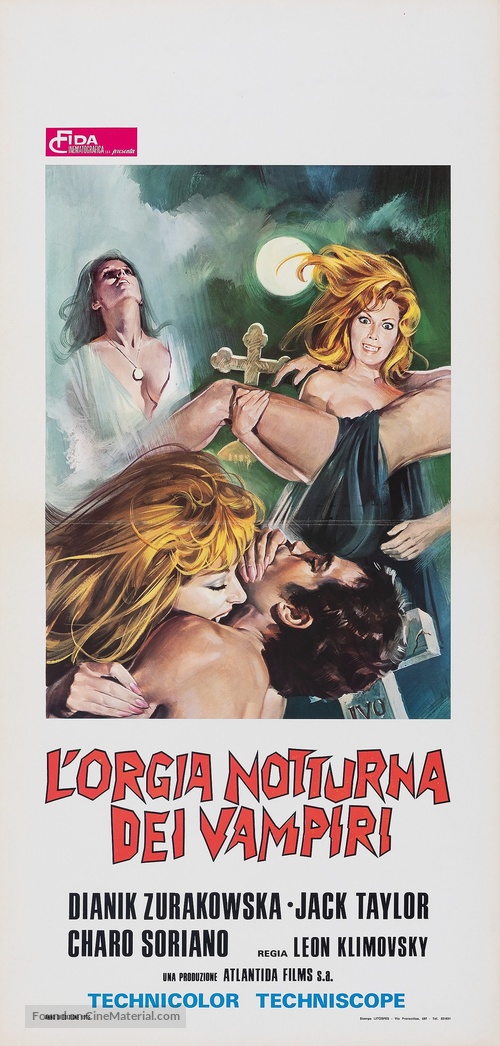 Org&iacute;a nocturna de los vampiros, La - Italian Movie Poster
