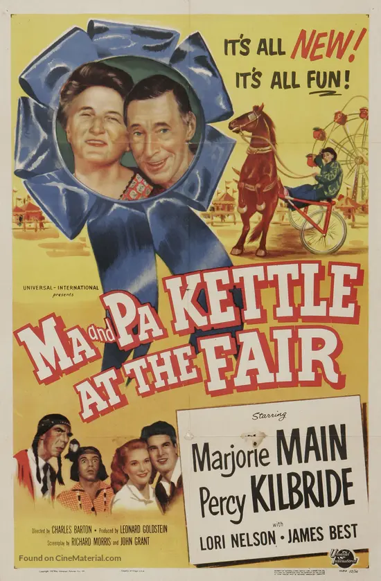 Ma And Pa Kettle At The Fair 1952 Movie Poster ma-and-pa-kettle-at-the-fair-1952-movie-poster