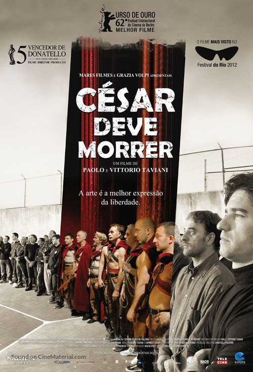 Cesare deve morire - Brazilian Movie Poster