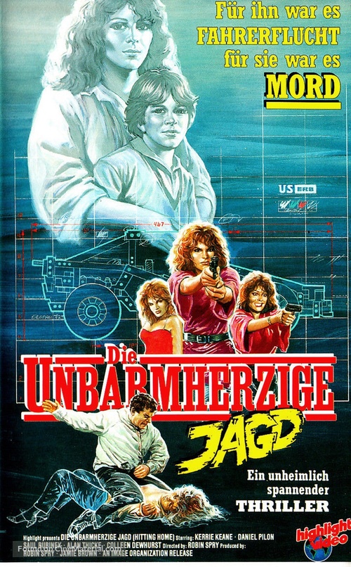 Hitting Home - German VHS movie cover