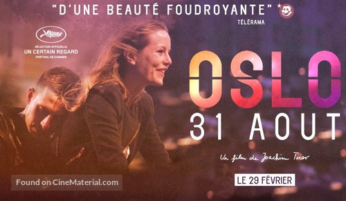 Oslo, 31. august - French Movie Poster