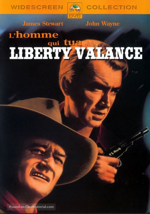 The Man Who Shot Liberty Valance - French Movie Cover