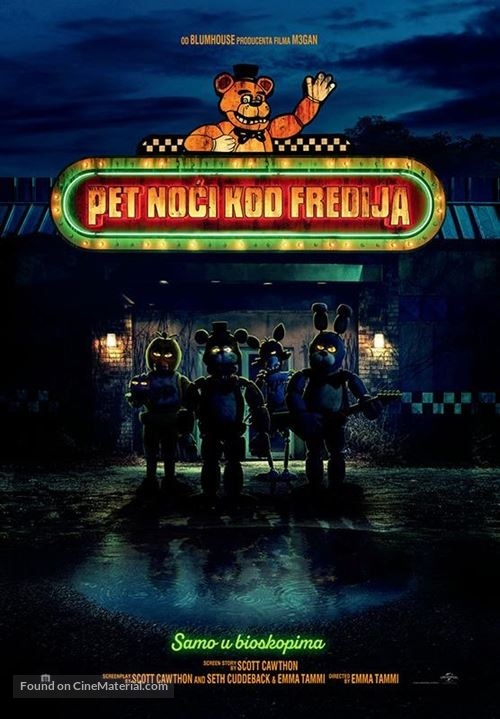 Five Nights at Freddy&#039;s - Serbian Movie Poster