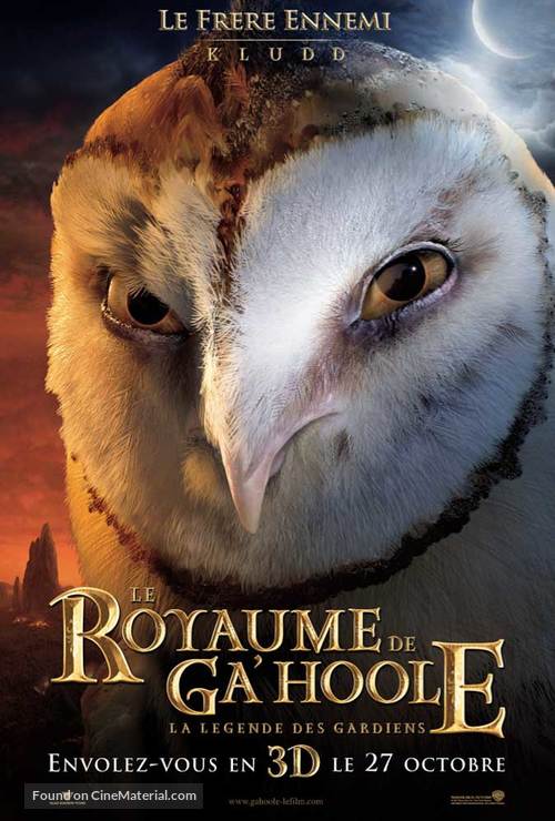 Legend of the Guardians: The Owls of Ga&#039;Hoole - French Movie Poster