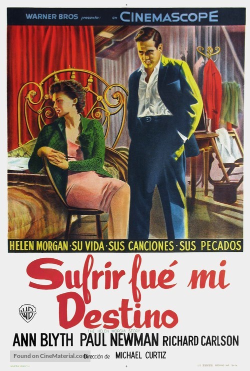 The Helen Morgan Story - Argentinian Movie Poster