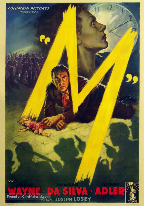 M - Italian Movie Poster