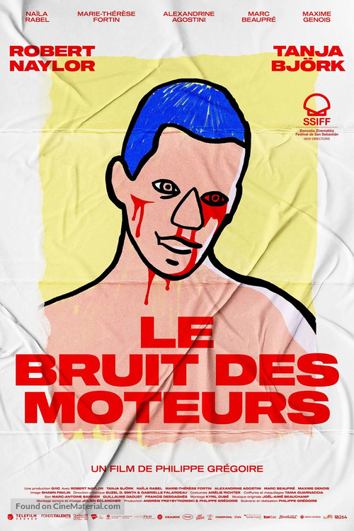 Le bruit des moteurs - Canadian Movie Poster