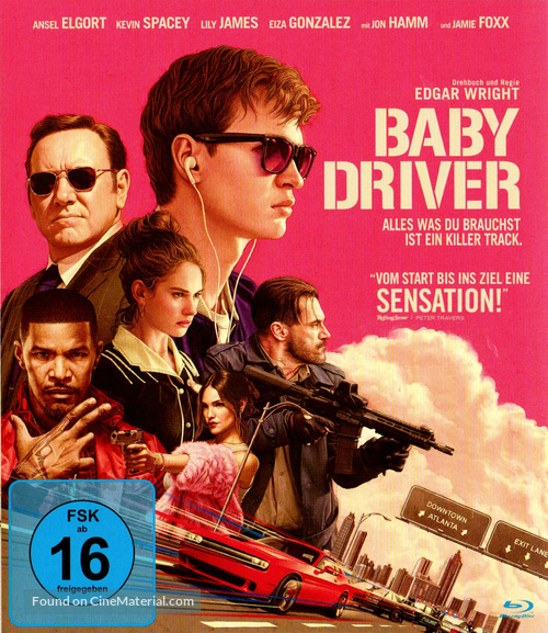 Baby Driver - German Movie Cover