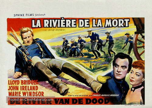 Little Big Horn - Belgian Movie Poster