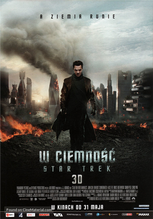 Star Trek Into Darkness - Polish Movie Poster