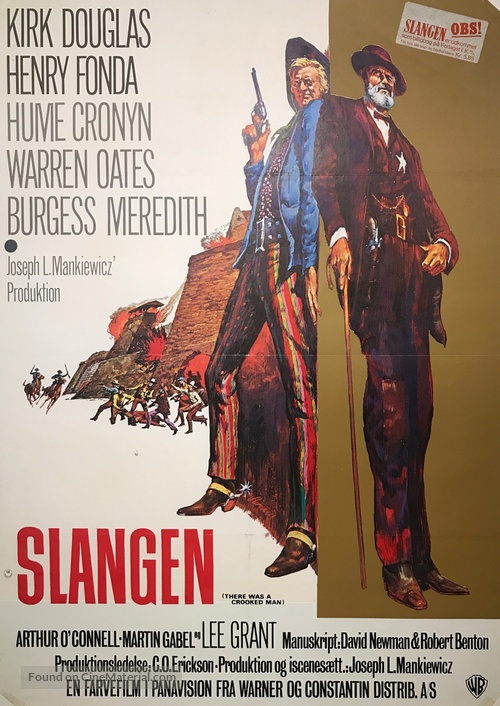 There Was a Crooked Man... - Danish Movie Poster