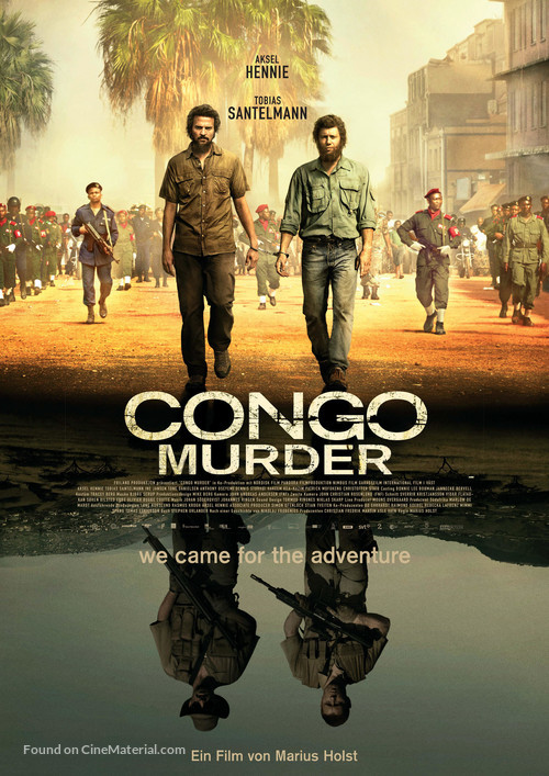 Mordene i Kongo - German Movie Poster