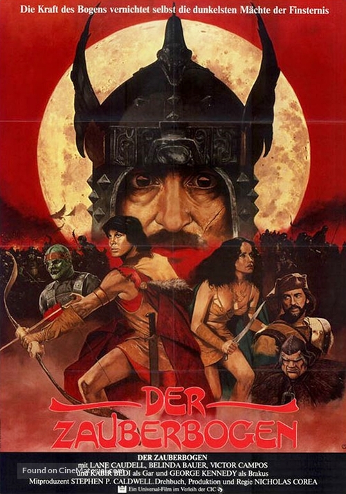 The Archer: Fugitive from the Empire - German Movie Poster