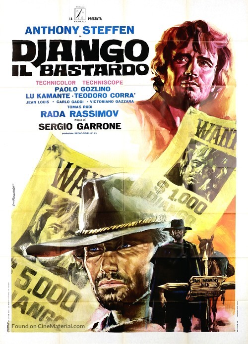 Django il bastardo - Italian Movie Poster