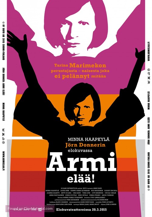 Armi el&auml;&auml;! - Finnish Movie Poster